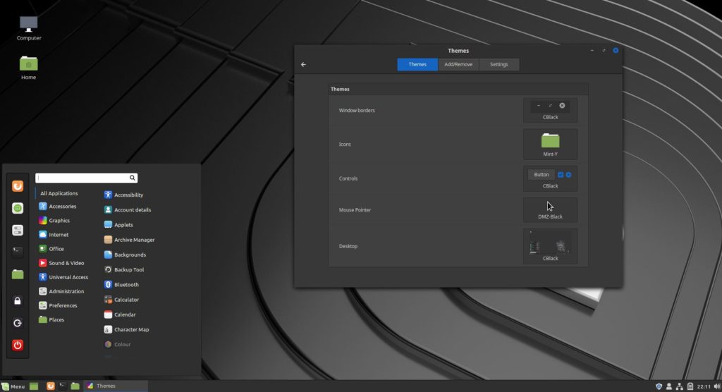 Install themes in Linux Mint