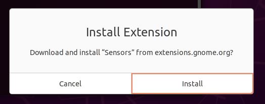 gnome shell extension system monitor ubuntu 20.04