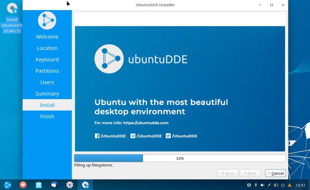 install UbuntuDDE 20.04