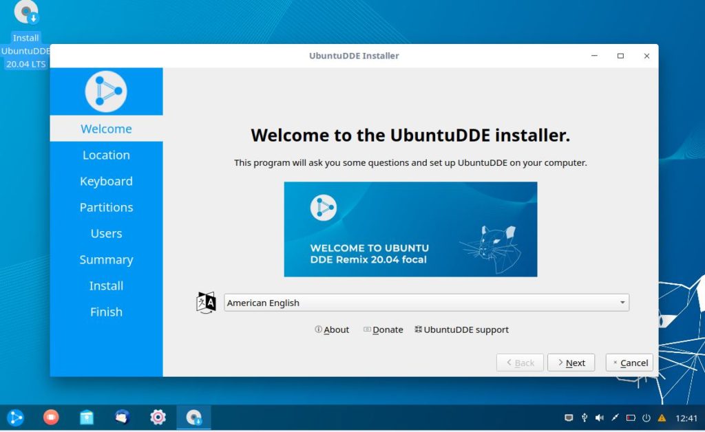 install UbuntuDDE 20.04