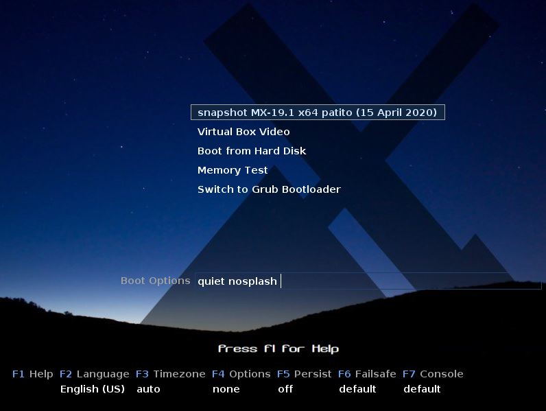 install MX Linux on VirtualBox