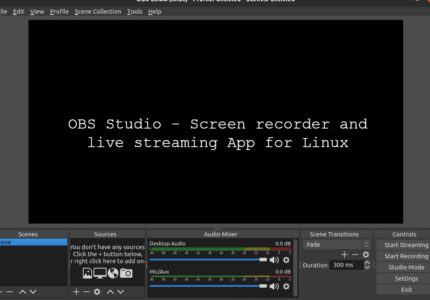OBS Studio - Linux screen recorder