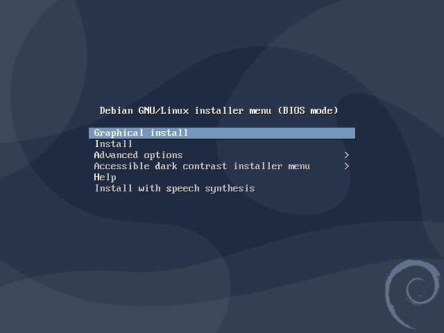 Debian installer - Install Debian 10 in VirtualBox