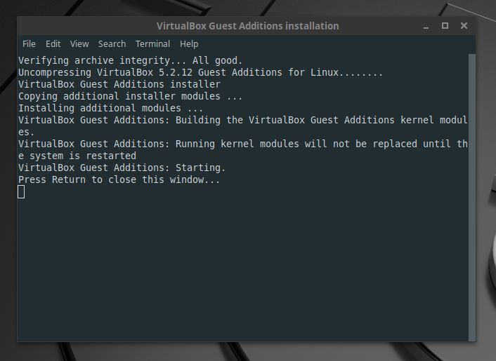 Install Guest Additions in Linux Mint